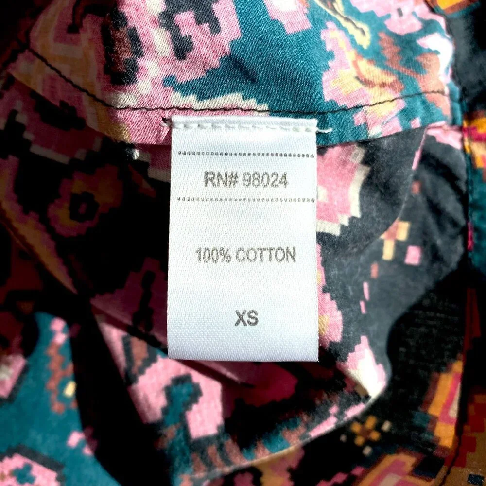 Love the Label “Maryelle” top blouse, in “Bibi” print. XS, EUC. - Picture 7 of 11